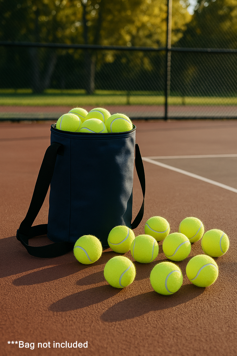 12 Pack Tennis Balls Standard Size, Durable Bounce, Training & Play Ball, Pet Kids Toy Ball