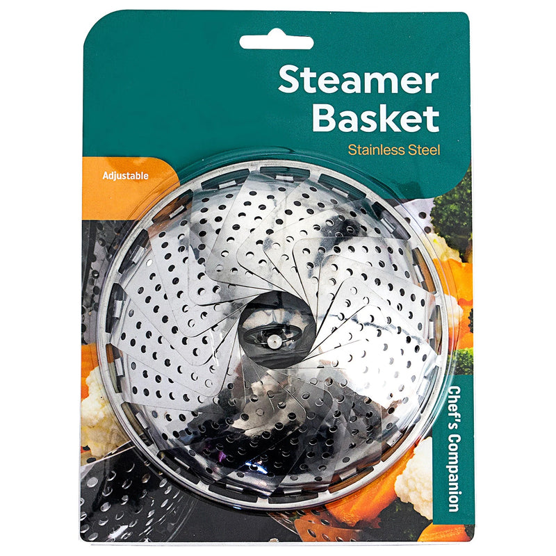 Stainless Steel Steamer Basket Folding Multi-Function Steam Tray Plate Vegetable