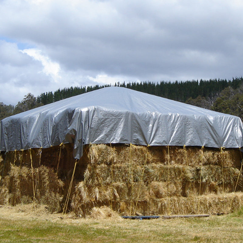 Durable Tarpaulin Waterproof Cover Shelter Camping Car Weatherproof Silver Tarp