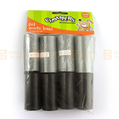 240PCS Pet Puppy Dog Waste Clean Up Bags Poop Poo Plastic Bag Disposable