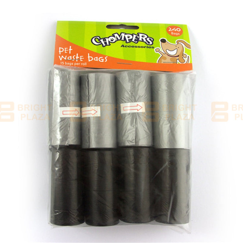 240PCS Pet Puppy Dog Waste Clean Up Bags Poop Poo Plastic Bag Disposable