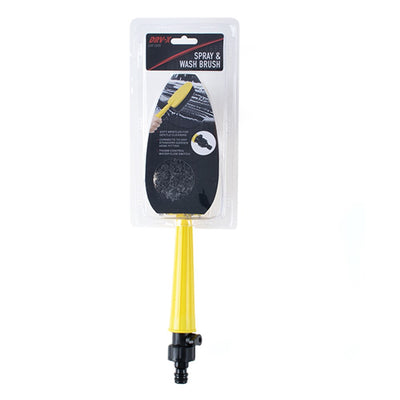 Car Spray and Wash Brush Vehicle Wash Hand Brush Washing Tool Hose Adaptor