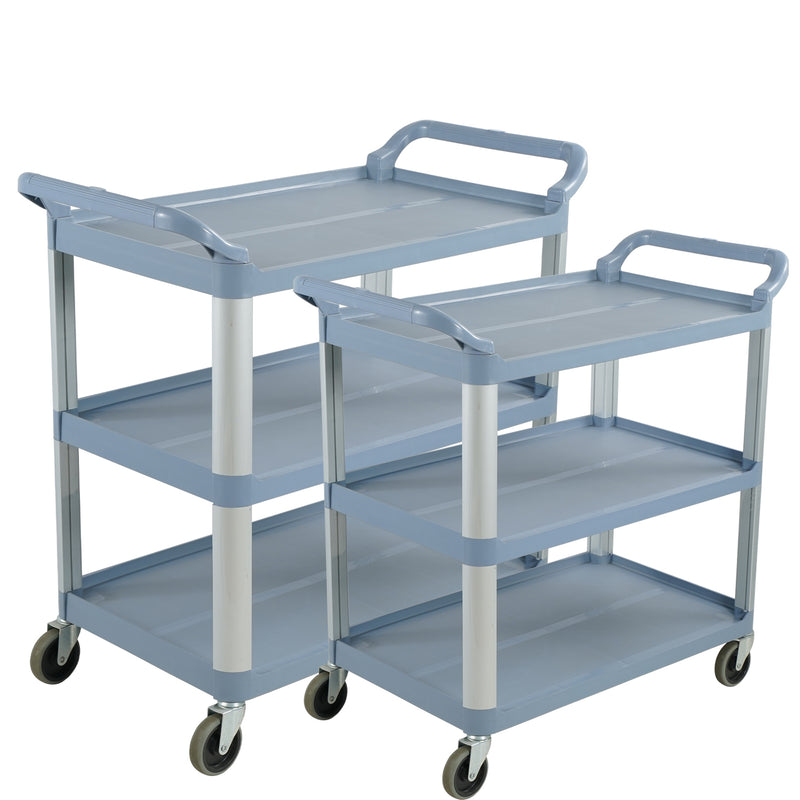 3 Tier Service Cart Trolley Restaurant Kitchen Food Serving Catering Large Shelf Bench