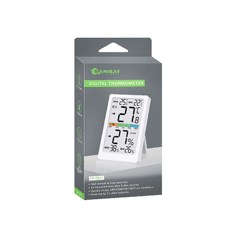 LCD Digital Thermometer Humidity Hygrometer Monitor for Indoor Room Temperature