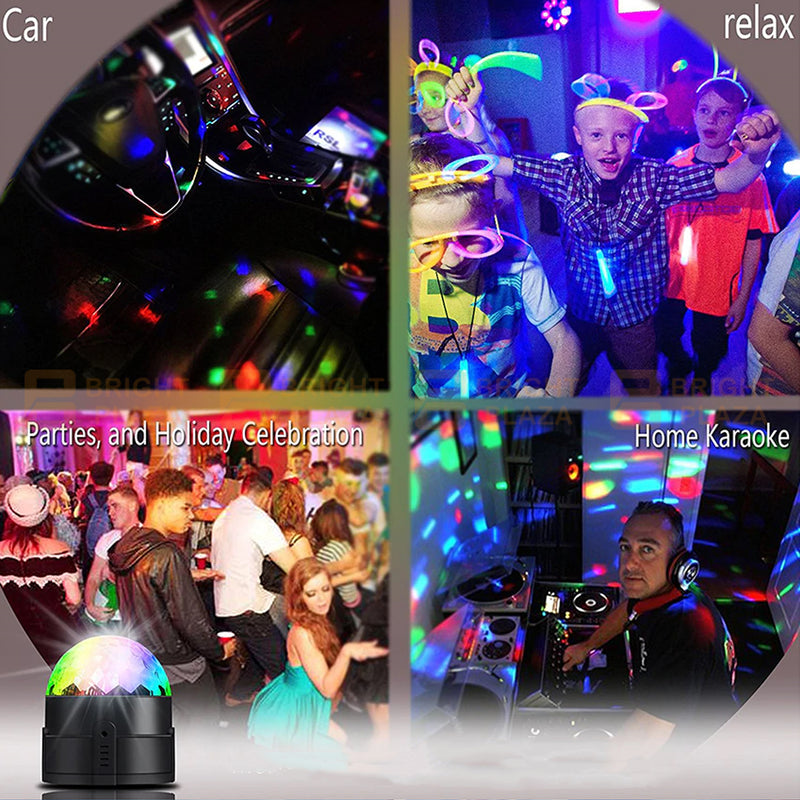 LED Disco Ball DJ Party Light Night Lamp Effect Strobe Remote Lampshade USB Stage