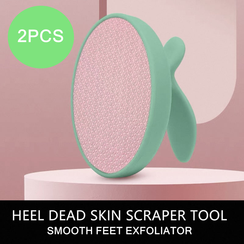 2PCS Foot File Callus Remover Pedicure Tool Heel Dead Skin Scraper Smooth Feet Exfoliator