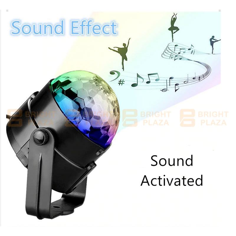 LED Disco Ball DJ Party Light Night Lamp Effect Strobe Remote Lampshade USB Stage