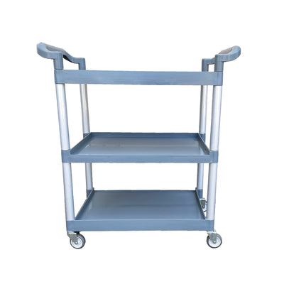 3 Tier Service Cart Trolley Restaurant Kitchen Food Serving Catering Large Shelf Bench