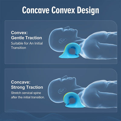 Neck Stretcher Traction Pillow Support Original Cloud Shape Cervical Pain Relief Soft