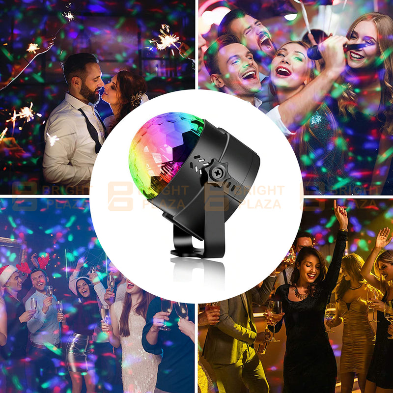 LED Disco Ball DJ Party Light Night Lamp Effect Strobe Remote Lampshade USB Stage