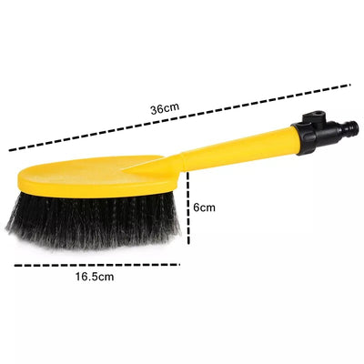 Car Spray and Wash Brush Vehicle Wash Hand Brush Washing Tool Hose Adaptor