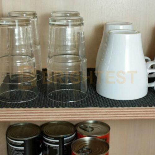 2pcs Anti Non Slip Drawer Liner Mat Grip Roll Matting Cabinet Kitchen 200x45cm