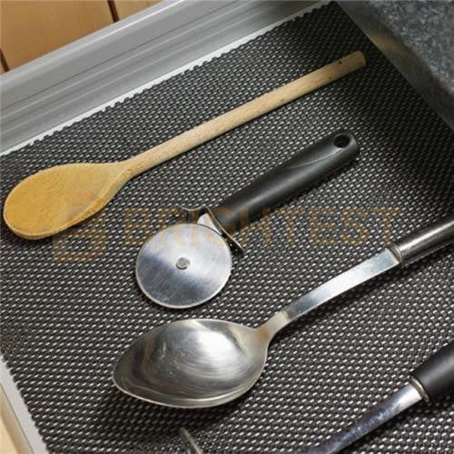 2pcs Anti Non Slip Drawer Liner Mat Grip Roll Matting Cabinet Kitchen 200x45cm